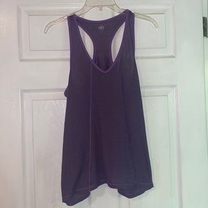 ALO Yoga Purple Racerback Tank Top